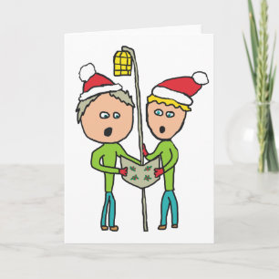 Carol Singing Card