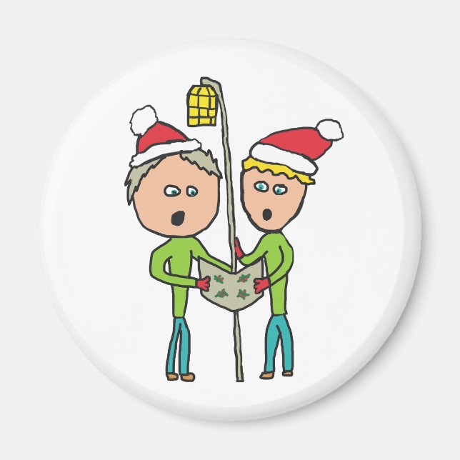 Carol Singing Magnet (Front)
