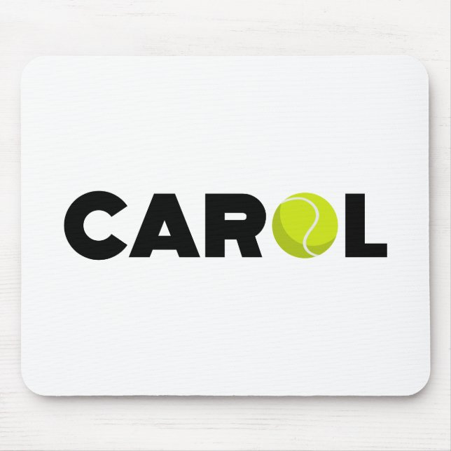 Carol Tennis Mouse Pad (Front)
