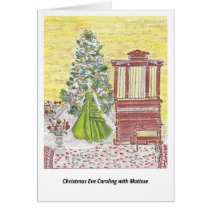Carolage du soir de Noël avec carte Matisse