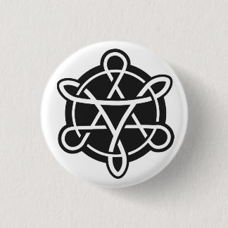 Carolan Celtic Badge 1 Inch Round Button