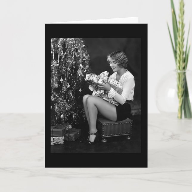 Carole Lombard Christmas Holiday Card (Front)