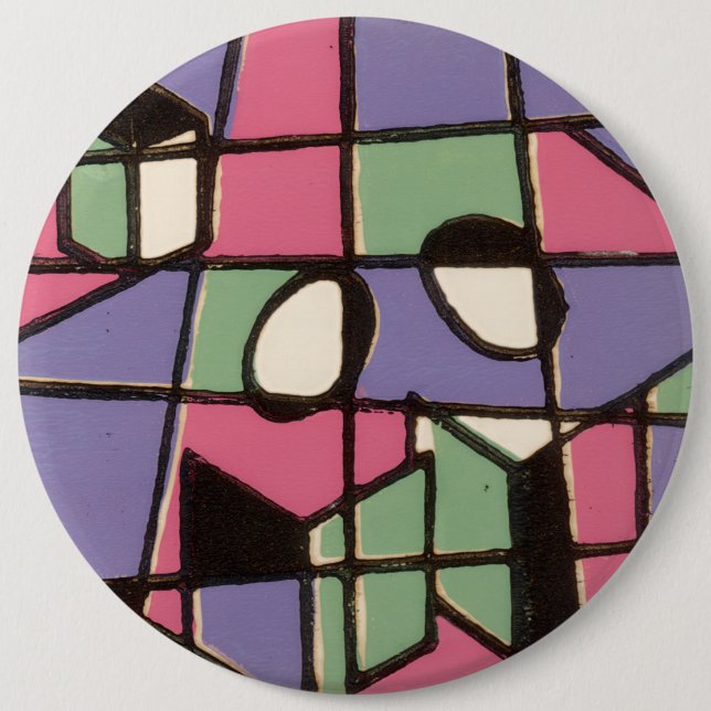 Carolers 6 Inch Round Button (Front)