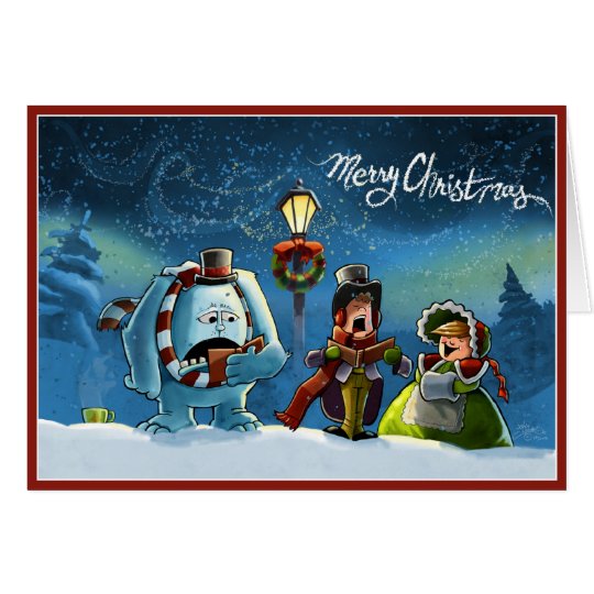 carolers card