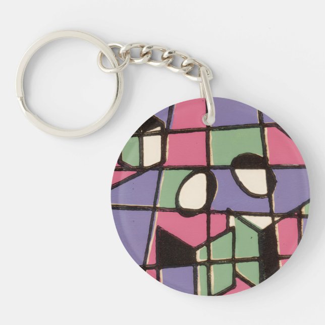 Carolers Keychain (Front)