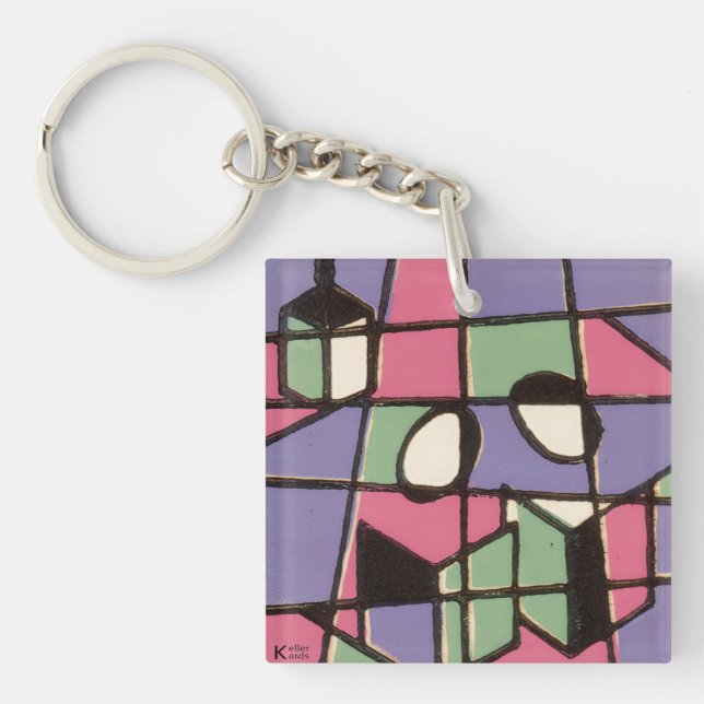 Carolers Keychain (Front)