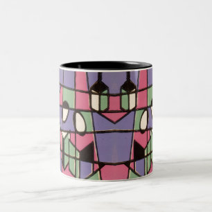 Carolers Two-Tone Coffee Mug