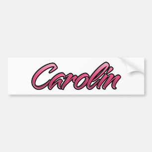 Carolin faded pink Aufkleber Sticker