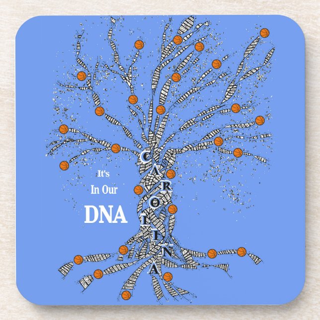 Carolina Basketball in in our DNA Coaster (Front)