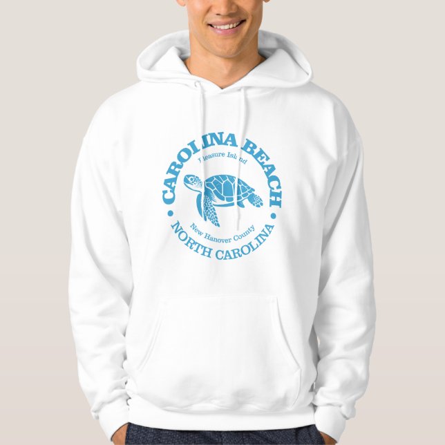 Carolina Beach (sea turtle) Hoodie (Front)