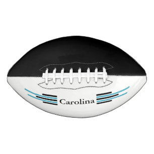 Carolina Black & Blue 2 panel Design Football