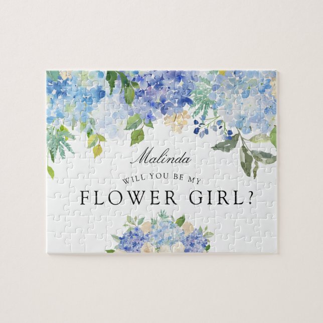 Carolina Bloom | Will you be my Flower Girl? Jigsaw Puzzle (Horizontal)