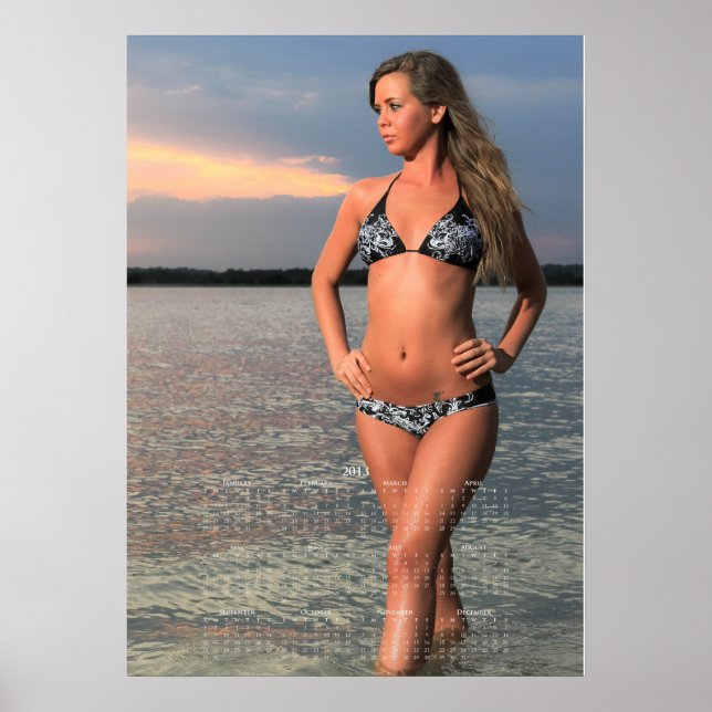 Carolina Coastal Beauties: 2013 Calendar Poster E (Front)