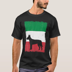 Carolina Dog Dog Italy Flag Italian Vintage Mom Da T-Shirt