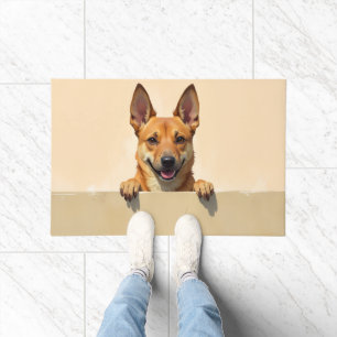 Carolina Dog Doormat Art