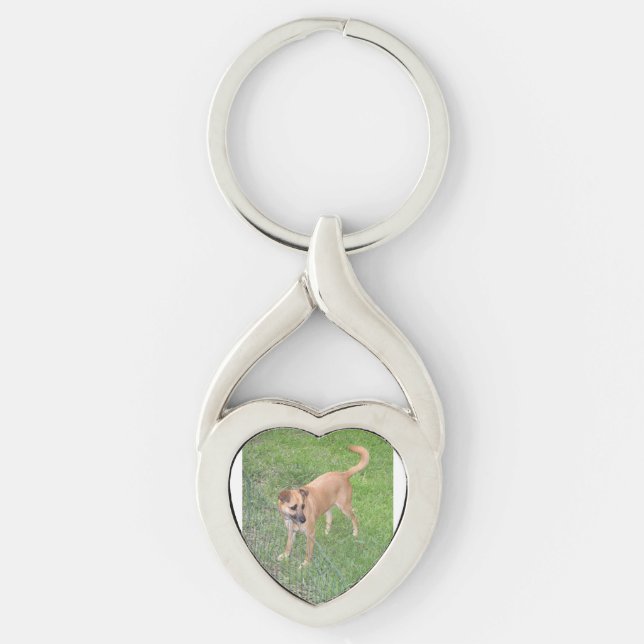 carolina dog full 2 keychain (Front)