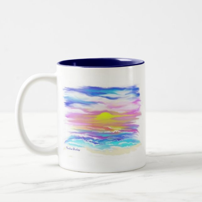 Carolina Dreaming Two-Tone Coffee Mug (Left)