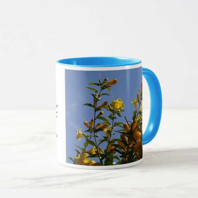 Carolina Jasmine Ringer Mug (Front Right)