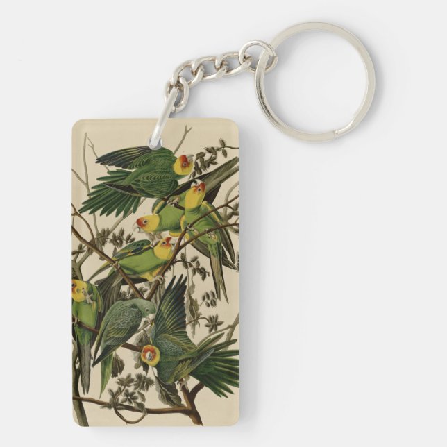 Carolina Parrot Keychain (Back)