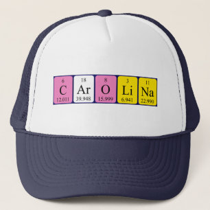 Carolina periodic table name hat