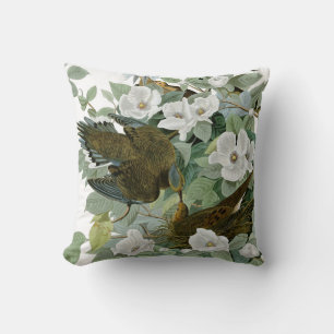 Carolina Pigeon Audubon Morning Dove Throw Pillow