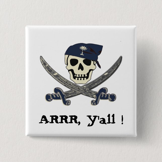 Carolina Pirate Button (Front)