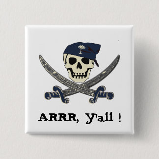 Carolina Pirate Button