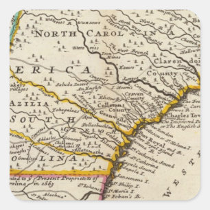 Carolina Square Sticker
