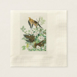 Carolina Turtle Dove John Audubon Birds of America Napkin