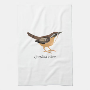 Carolina Wren Kitchen Towel