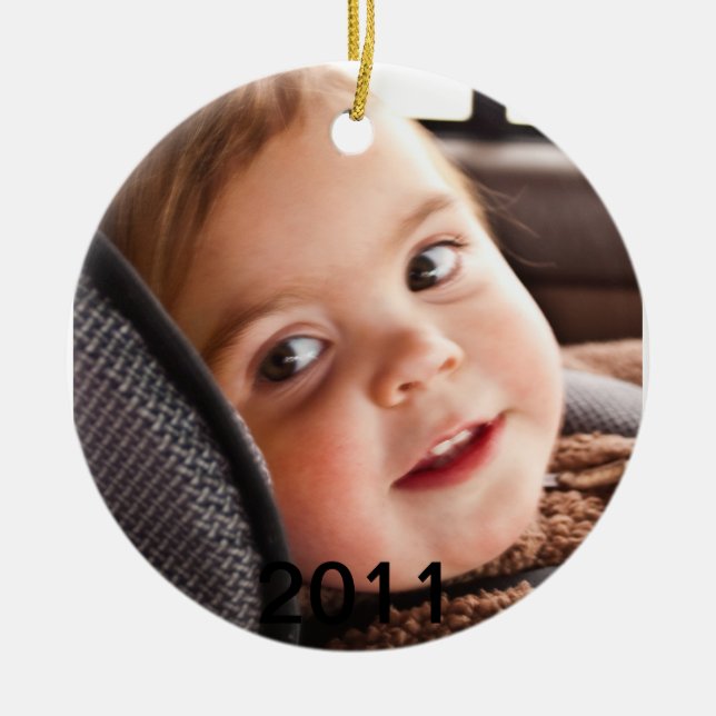 Caroline, Ceramic Ornament (Front)