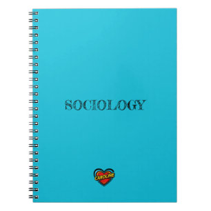 Caroline Heart Blue Notebook