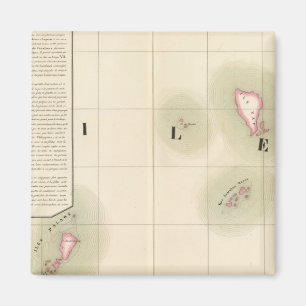 Caroline Islands Oceania no 8 Magnet