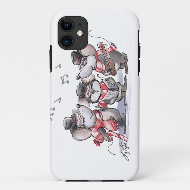 Caroling avec Mic, Mac & Moe iPhone 6 Coque (Dos)