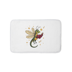 Caroling Dragonfly Bath Mat