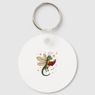 Caroling Dragonfly Keychain