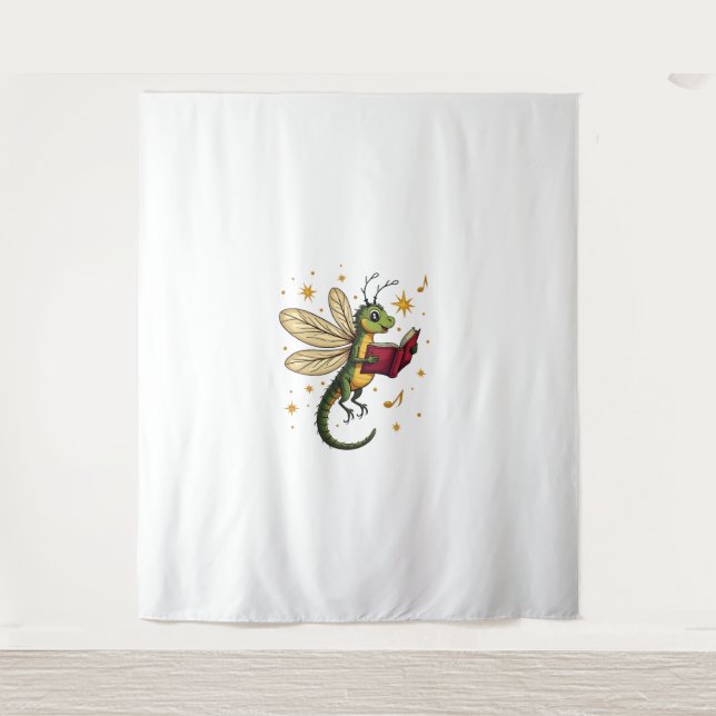 Caroling Dragonfly Tapestry (Front)