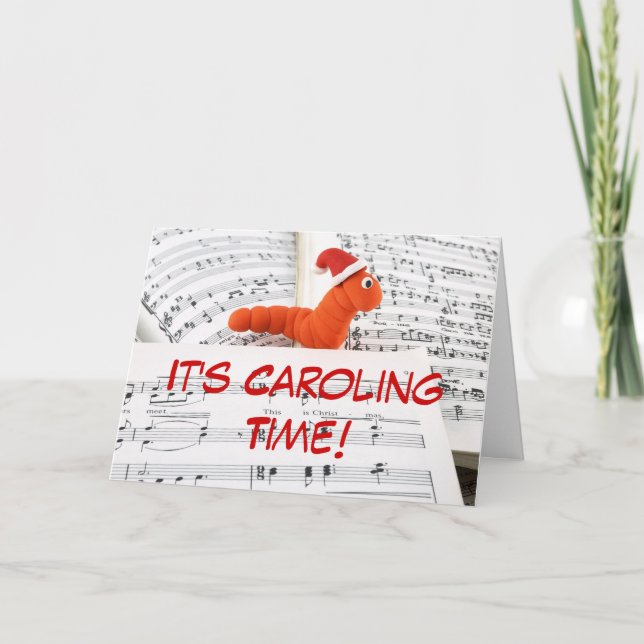 Caroling Time Holiday Card (Front)