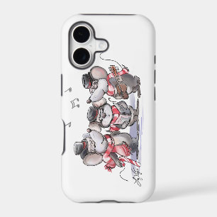 Caroling With Mic, Mac & Moe iPhone 5/5S Case