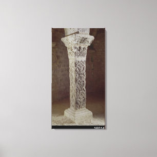 Carolingian Pillar, c.758 Canvas Print