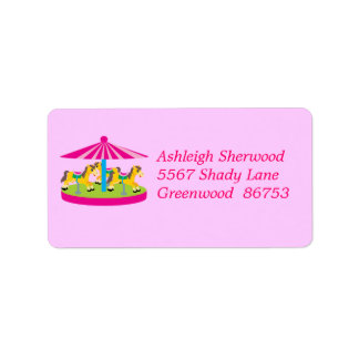 Carousel Address Label