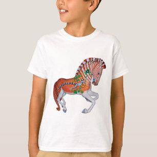 Carousel Animal Quagga Zebra Photo Kid's T-shirt