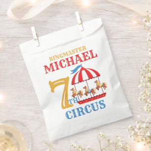 Carousel Circus Carnival Birthday Party Favour Bag