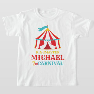 Carousel Circus Carnival Birthday Shirt