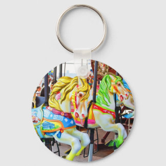 Carousel - Coney Island, NYC keychain