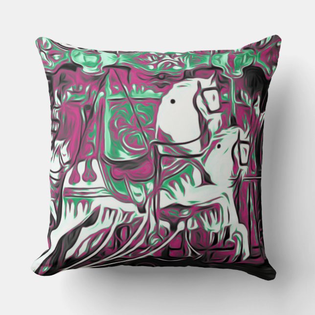 Carousel Coussin décoratif (Recto)
