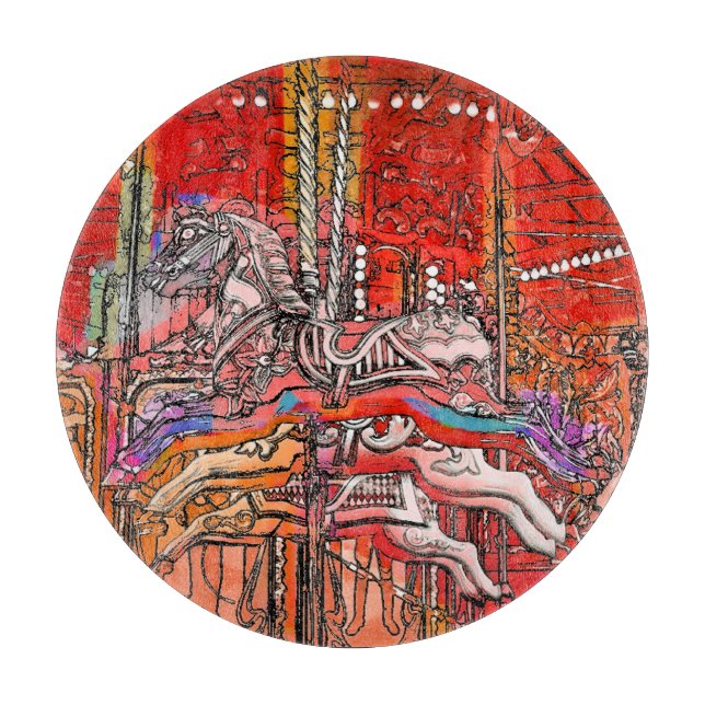 CAROUSEL CUTTING BOARD (Front)