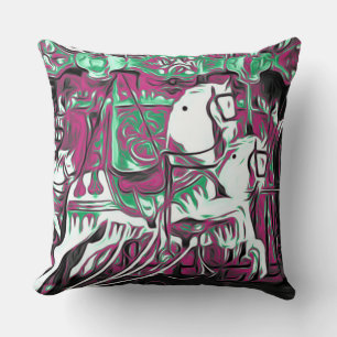 Carousel  Decorative Pillow