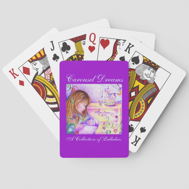 Carousel Dreams Bicycle Poker Playing Cards (Back)