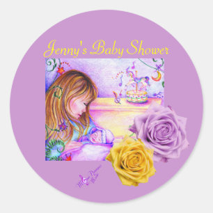 Carousel Dreams et Stickers Rond Rose
